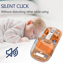 Wireless Mouse Bluetooth LED Clear Slim Silent