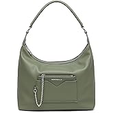 NEWBELLA Women's Hobo Purse - Faux Leather Shoulder Bag & Tote Handbag, Spacious Work Bag for Commute & Daily Use