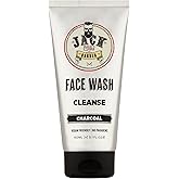 Jack The Barber Face Wash, Creamy Formulation with Active Charcoal, Deep Cleans the Skin Removing Dirt and Everyday Buildup. 5.1 fl oz.