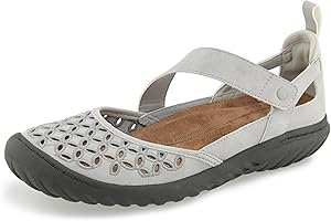 JBU Women's Bianca Casual Mary Jane Comfort Flat
