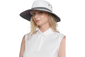 COOLIBAR Wide Brim Golf Hat - UPF 50+ Sun Protection - Matchplay