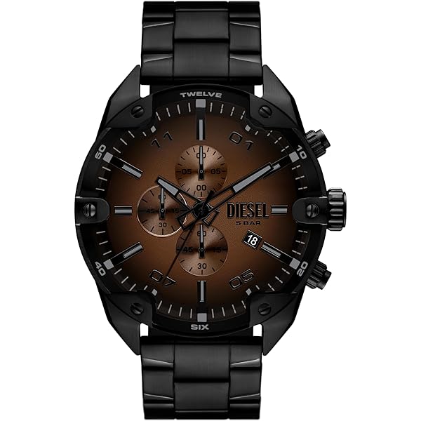 DIESEL DZ-4579 オールブラック　クロノグラフ　美品 Amazon.co.jp: Diesel MS9 クロノグラフ ガンメタル ステンレス