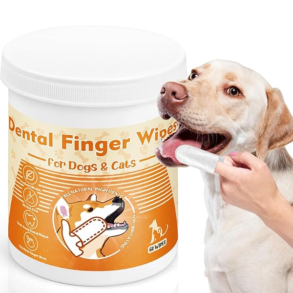 ERIGATHE DOG TEETH CLEANING WIPES FOR DOGS &...