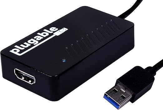 Plugable Adaptateur De Graphismes Video 2k Usb 3 0 Vers Hdmi Pour Plusieurs Moniteurs Jusqu A 2560x1440 Prend En Charge Windows 10 8 1 8 7 Amazon Fr High Tech