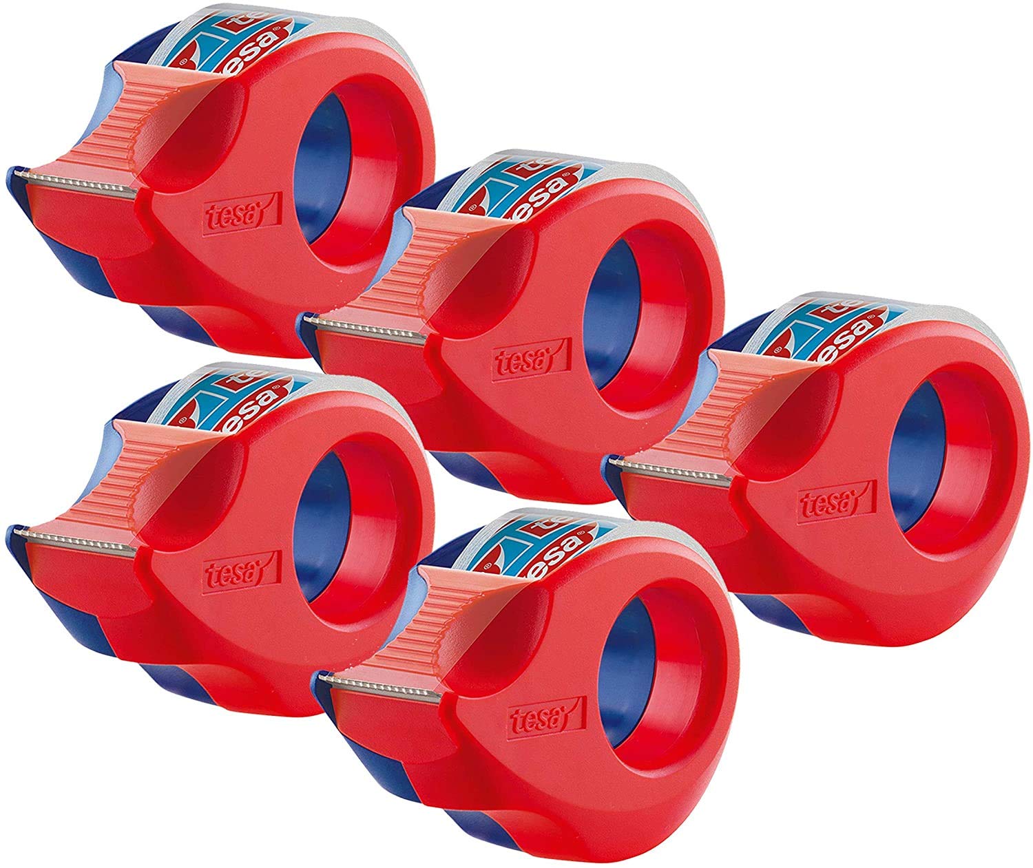 Tesa Hand Dispenser Mini Clear (Pack of 5)