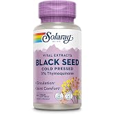 SOLARAY Black Seed Oil Supplements w/ 3% Thymoquinone - a.k.a. Black Cumin Seed Oil - Joint Health Support - Cold Pressed, Vegan, Lab Verified, 60-Day Guarantee - 60 Softgels, 60 Servings