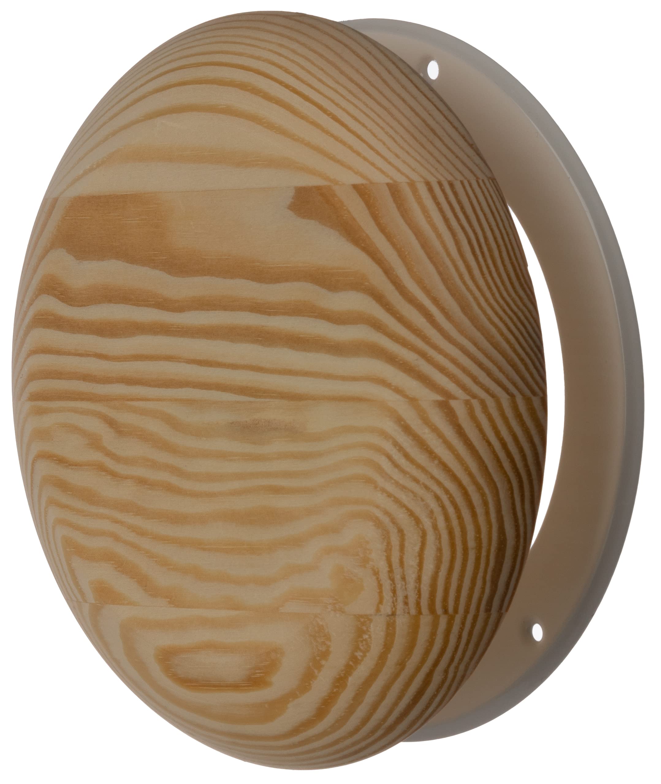 Diameter 125 mm Wooden Anemostat Exhaust Air Supply Plate Valve Round Ventilation Valve for Sauna