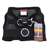 Puppia Soft Vest Dog Harness - Black - Medium