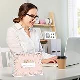MOKANI Desk Calendar 2026-2027 Small Standing Monthly Planner 8x6 in view 5