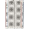 MMOBIEL 1pcs Solderless PCB Breadboard Prototype Circuit Board – 1x400 Point -Compatible with DIY Arduino, Raspberry Pi 2/3 /