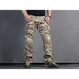 Men Military Airsoft Paintball BDU Pants Combat Gen2 Tactical Pants with Knee Pads Multicam MC