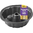 Wilton Gold Non-Stick Fluted Tube Cake Pan, Made Without PFAS, 9.49 in | Non-Stick Steel with Scratch-Resistant Coating, Resi