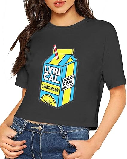 Ramivox Women's Belly Button Lyrical-Lemonade T - ShirtBlack at Amazon