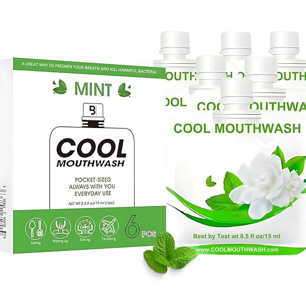 BEST BY TEST COOL MINT TRAVEL MOUTHWASH, ORAL...