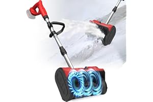 Cordless Snow Shovel Compatible with Milwaukee M18 18V Battery, 11" Electric Snow Blower for Driveway Max 27FT Throw Distance