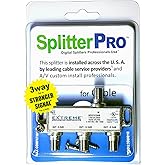 SplitterPRO - Divisores digitales que se instalan todos los días en los Estados Unidos A. Divisor de cable coaxial de 3 vías,