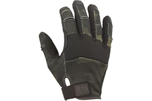 PIG Alpha Full Dexterity Tactical Gloves for Shooting, Touchscreen Compatible, Breathable, 1 Pair