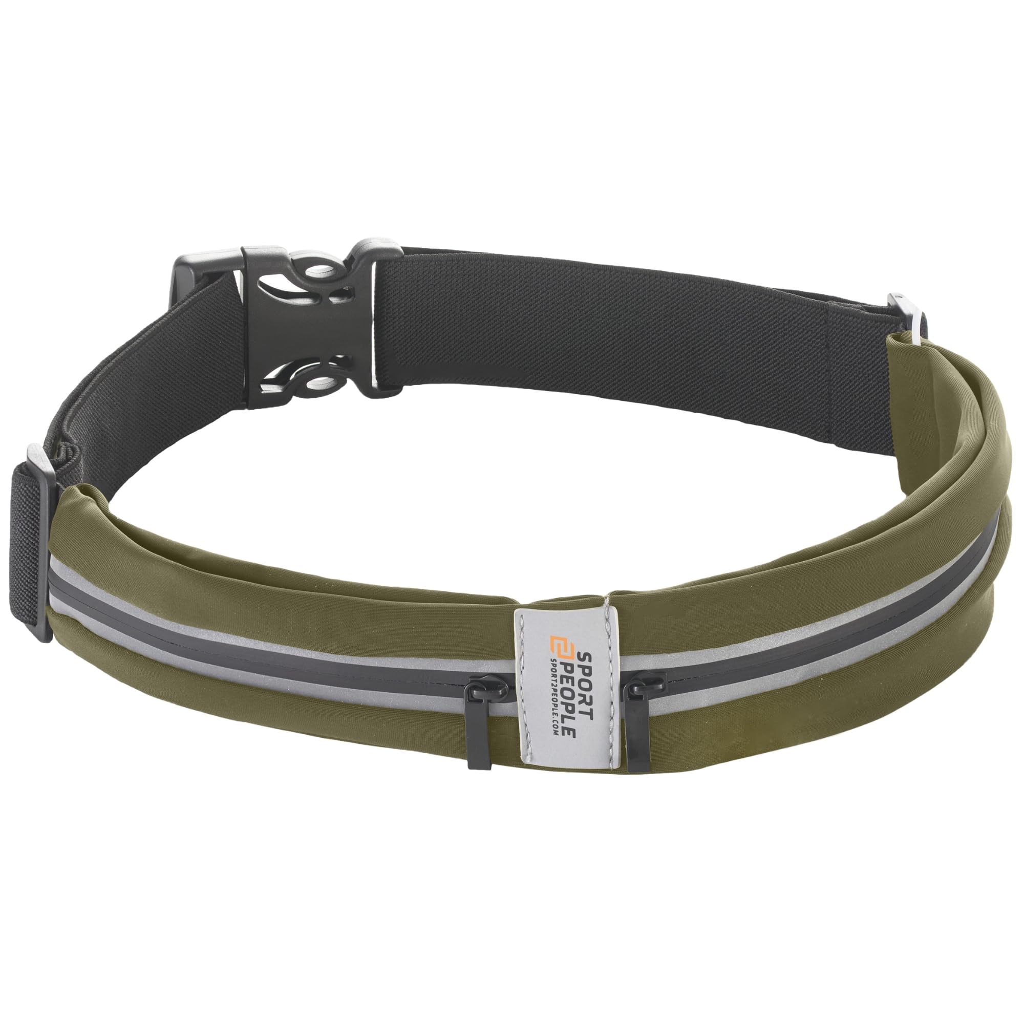 sport2people Running Belt for Men & Women, Phone Holder for Running, Reflective Running Gear, Running Fanny Pack for Women & Men, Cell Phone Holder, Running Waist Packs, Money Belt, Travel Belt