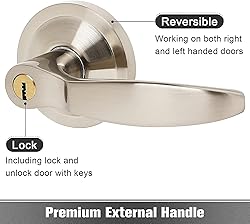 GCCSJ Door Push Bar Panic Exit Device Doors Lock