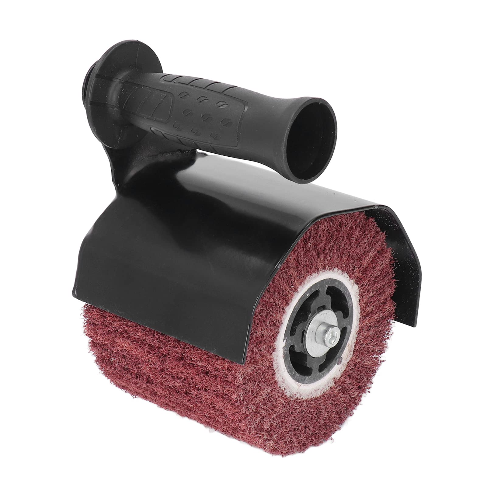 Burnishing Polishing Machine, Handheld Wheel Polishing Machine Angle Grinder, Wire Drawing Machine with Grinding Wheel, Electric Sander Polisher for Metal Steel Wood Polishing