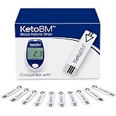 KetoBM Ketone Test Strips, 40pk - NOT Compatible with KetoBM Bluetooth Glucose &amp; Ketone Meter