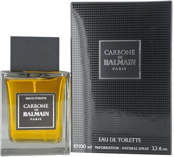 BALMAIN Carbone De Balmain Paris Eau De Toilette Spray for Men, 3.3 Ounce by Balmain