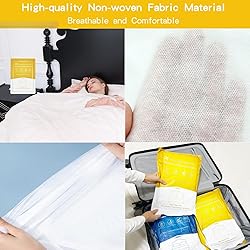 2 Pack Disposable Bed Sheets King Size, Disposable