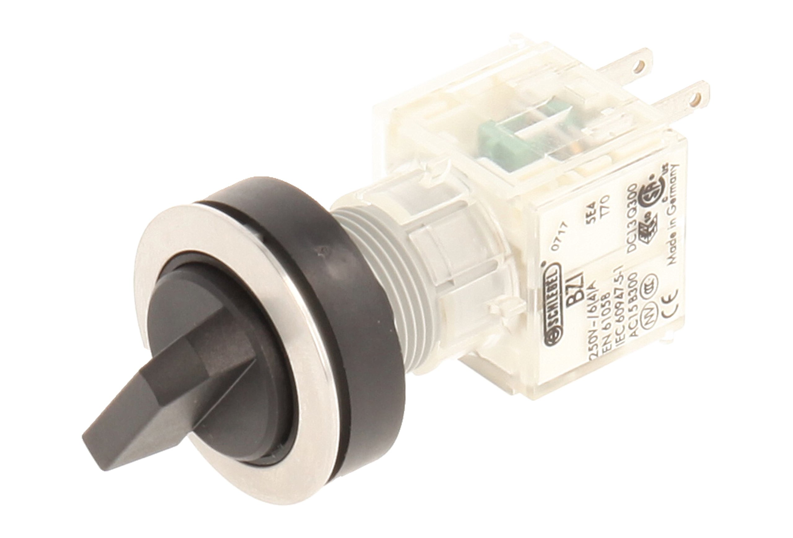 Club 23.001.250, rastend, Stainless Steel, 2 Positions Momentary Contact Transmitter 1 Closer, Silver (Pack of 2)