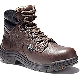 Timberland PRO Women's TiTAN 6 Inch Alloy Safety Toe Waterproof Industrial Work Boot, Dark Mocha Brown-2024 NEW, 8W
