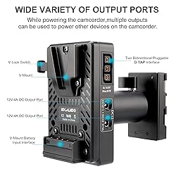 KOCACKOO Adjustable Fully Decoded V-Mount Battery