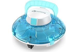 WINNY POOL CLEANER Robotic Pool Vacuum, Cordless Pool Robot with Transparent Design, Powerful Suction & Convenient, Ideal for Flat Above Ground Pools up to 540 Sq.ft, Winny 200SE