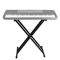 RockJam Adjustable Keyboard Stand with Locking