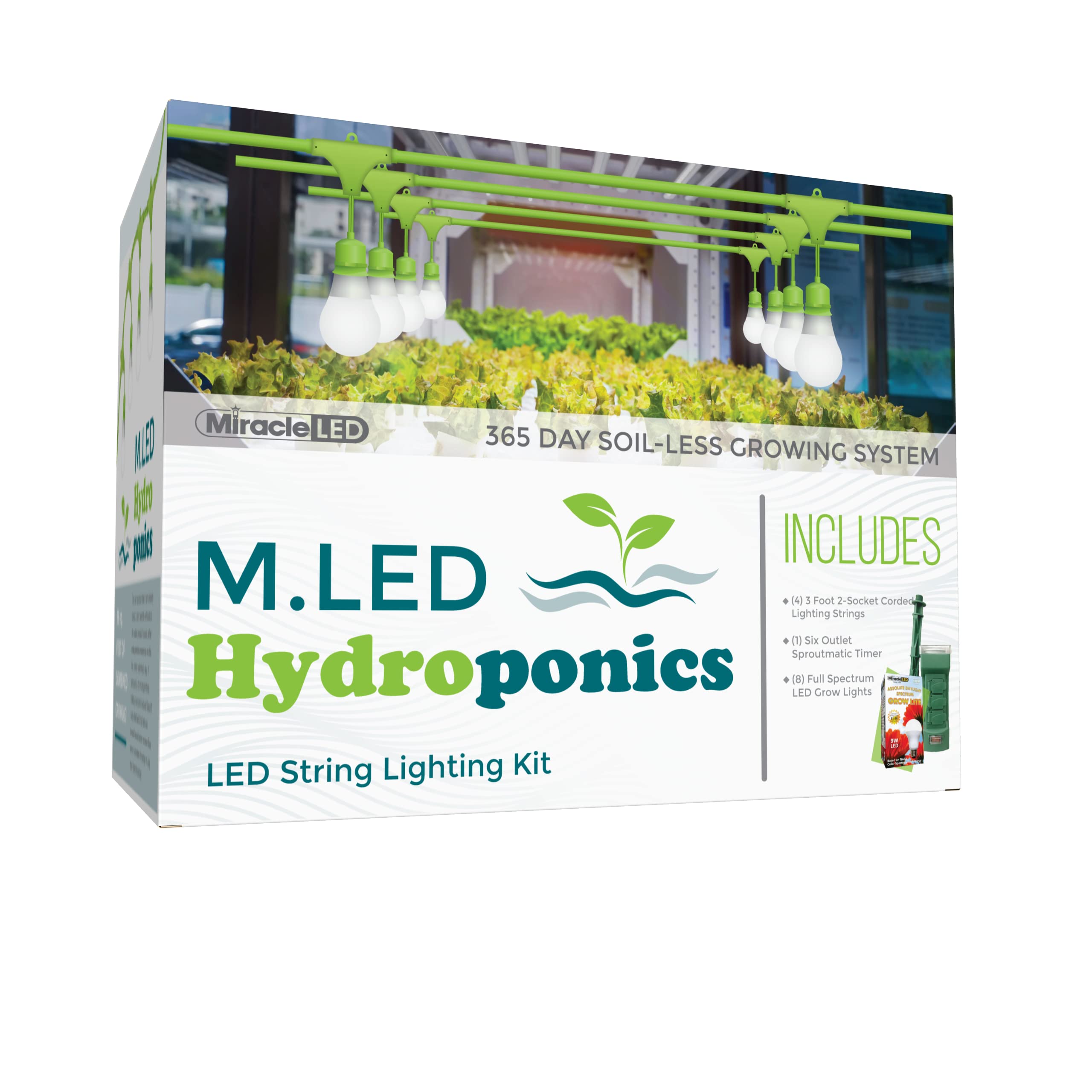 Miracle LED Hydroponics LED Indoor Grow Light Kit Includes 2 Absolute