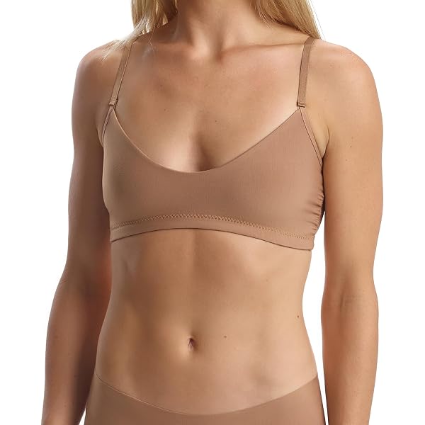 thumbnail image 2 of Auden Women's Unlined Bralette – Red Rose, Size M (Fits 34C/D, 36B/C), Wireless & Comfy 2 of 4