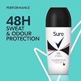 Sure Invisible Pure Roll On Anti-Perspirant Women 48hr No White Marks Stains 6x view 5
