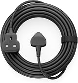 TISDLIP 5M Extension Lead 1 Gang 13A Fused Socket Black Power Strip