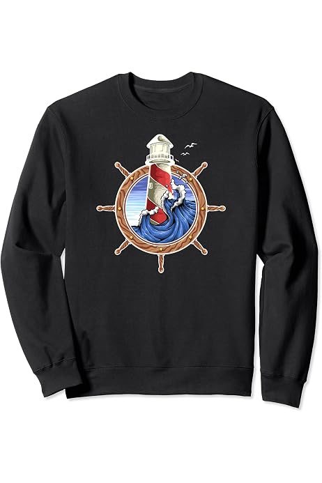 Amazon.com: Vintage Sail Boat Retro Sailing Sweatshirt : Clothing 