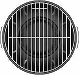 BergHOFF Leo Portable Carbon Steel Tabletop BBQ with Cork Lid - Black view 4