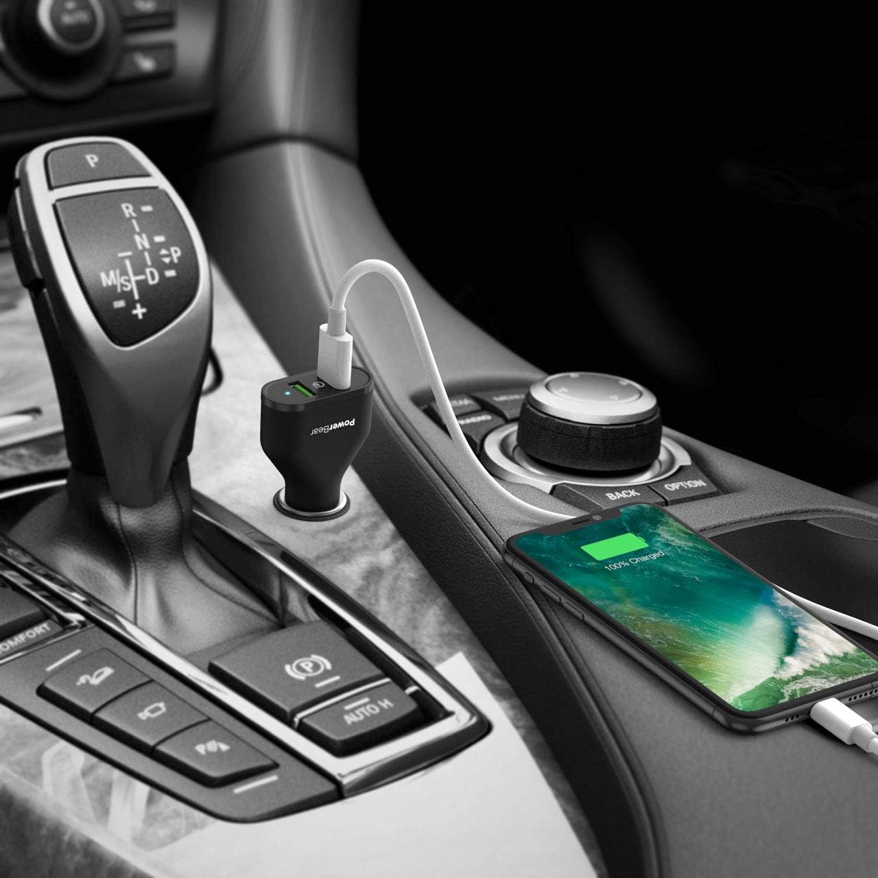 PowerBear Car Charger [45W] Ultra Fast Dual QC 3.0 for iPhone & Android: Home Audio & Theater