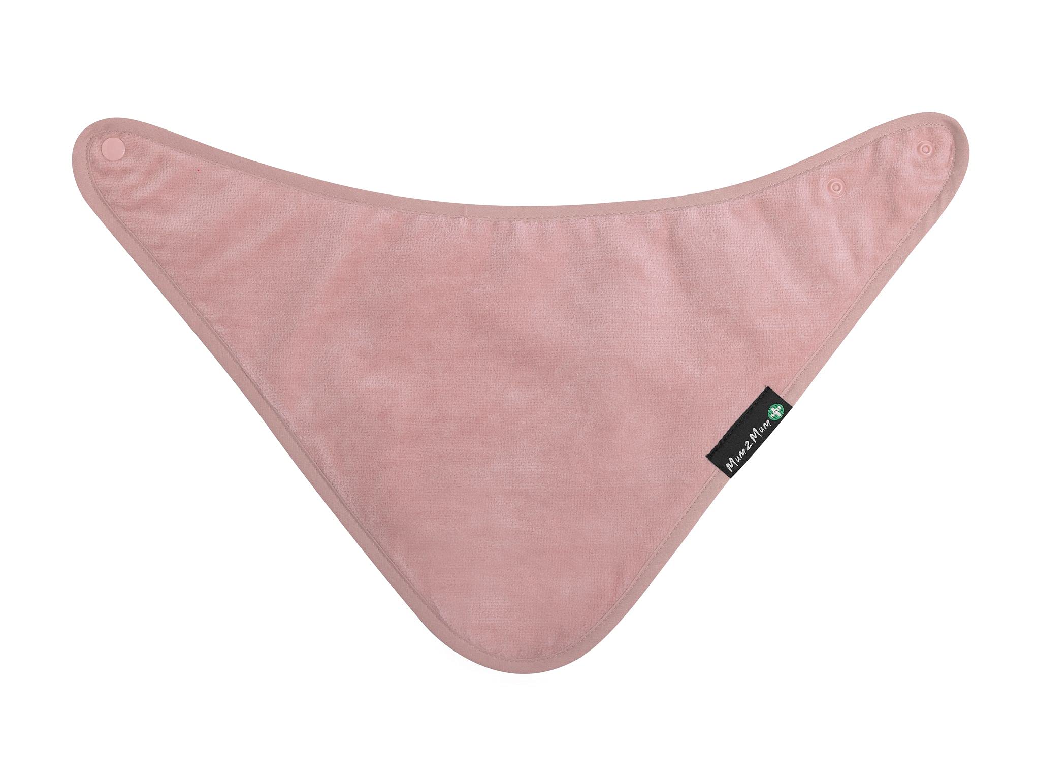 Mum 2 Mum PLUS Youth Bandana Bib for Special Needs in Dusty Pink