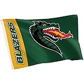 Desert Cactus University of Alabama Birmingham UAB Flag - 3 x 5 Feet Blazers Banner, Indoor/Outdoor Durable Fabric, 100% Polyester Design (Style Team Name B)