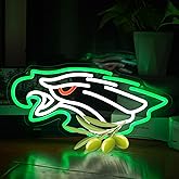 Atingxiao Eagle Neon Signs Football Team Led Sign for Wall Decor,Rugby team light up signs for Fans Home Decoration๏ผDimmable LED Neon Lights, football sign gifts for men sport fans Club Bar Dorm Party Game room