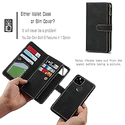 iCoverCase for Google Pixel 5a 5G Wallet Case with