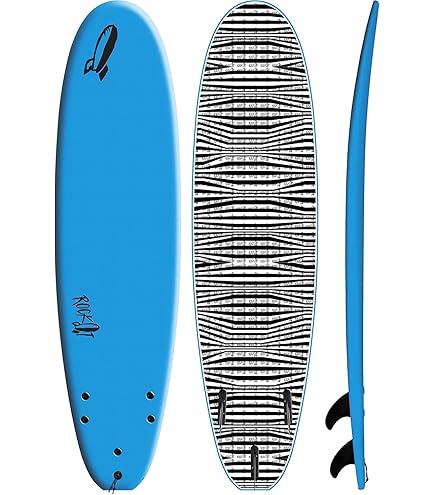 Amazon.com : Rock It 8' Big Softy Surfboard, Soft Top Foam