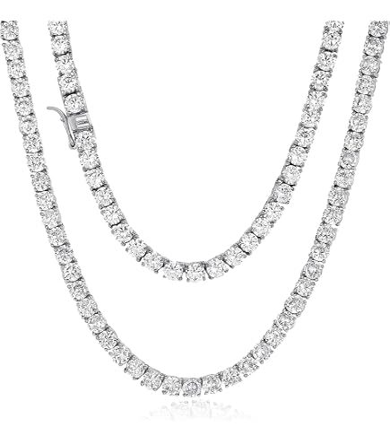 Amazon.com: GOLD IDEA JEWELRY Iced Out Hip Hop 4mm/5mm Cubic