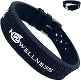 H2WELLNESS Magnetic Therapy Bracelet Super Ultra Strength Waterproof Breathable Comfortable Adjustable Infused with Titanium and Copper Sport Band