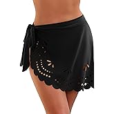 Blooming Jelly Womens Bathing Suit Coverups Cutout Beach Cover Up Sarong Skirt Swimwear 2025 Cover-Ups