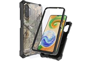 Ailiber for Samsung Galaxy A04S Phone Case, A13 Case with Screen Protector, 2 Layer Structure Protection, Shockproof Corner TPU Bumper, Heavy Duty Cell Phone Cover for A04S-Camo