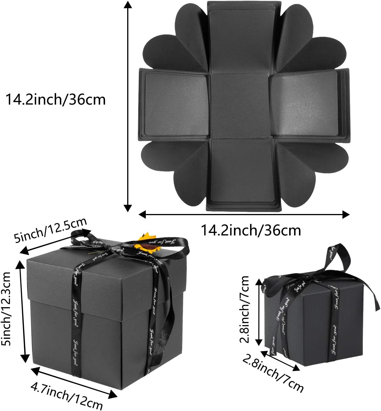 Amazon Zwoos Diy アルバム 写真 サプライズボックス クリエイティブ クリスマスのテーマ デザイン ロマンチック クリスマス プレゼント ハンドメイド 爆発ボックス ギフトボックス 手作り スクラップブック 写真 かわいい Diy ハンドメイド 誕生日 バレンタインデー