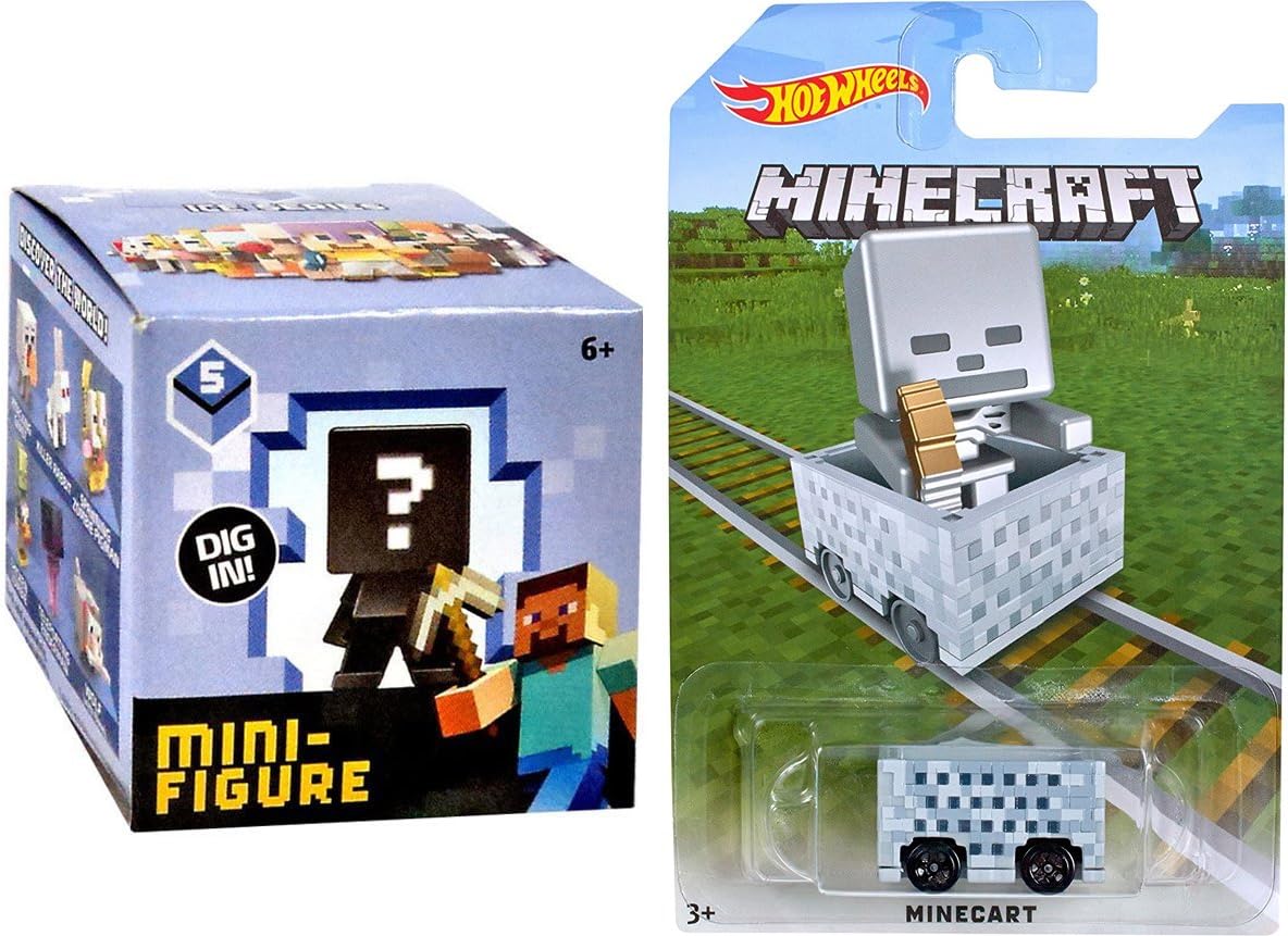 hot wheels minecart figures